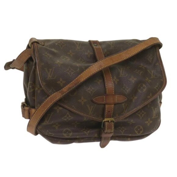 LOUIS VUITTON Monogram Saumur 30 Shoulder Bag - Picture 1 of 16
